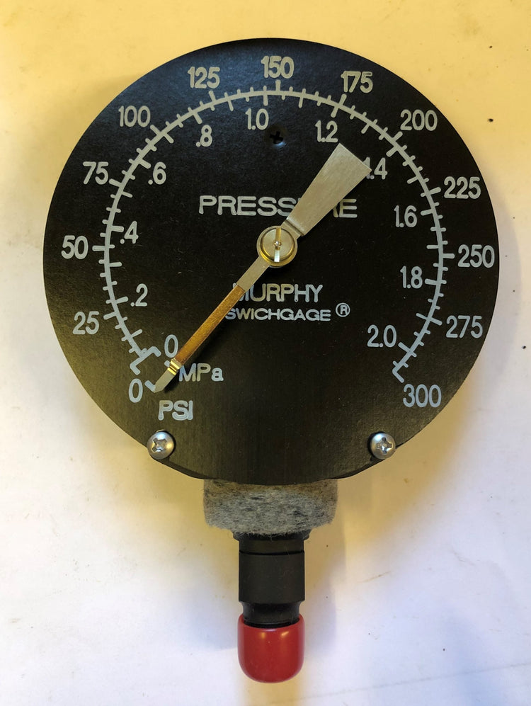 Murphy 300PSI Tube Movement & Dial Assembly