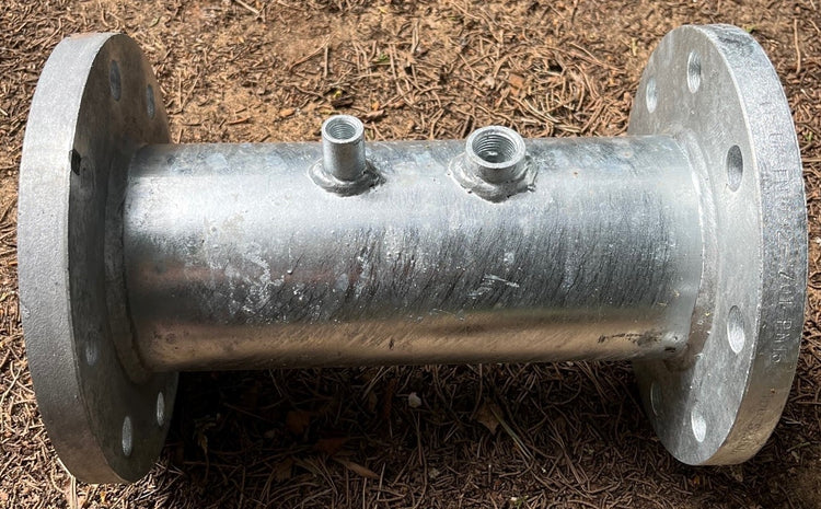 Flanged spacer